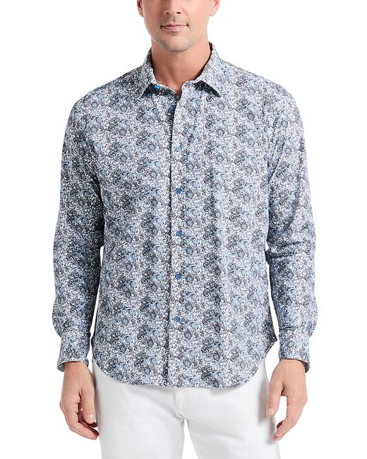 Robert Graham Men's Multicolor Fitzgerald Woven Long Sleeve Shirt