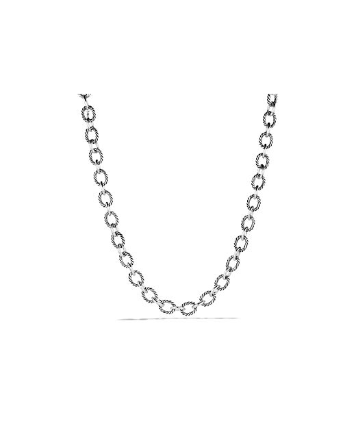 David Yurman Extra-Large Oval Link Ceramic Necklace | Gray & Sons