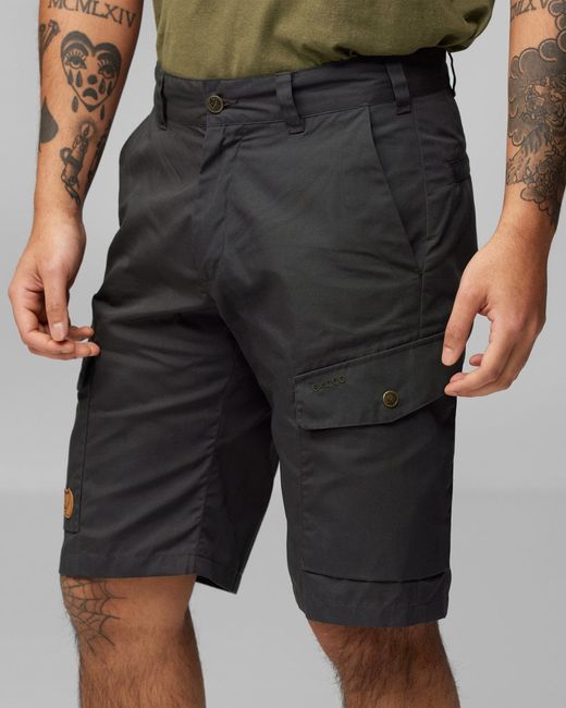 Fjallraven Men's Gray Ruaha Shorts Colour