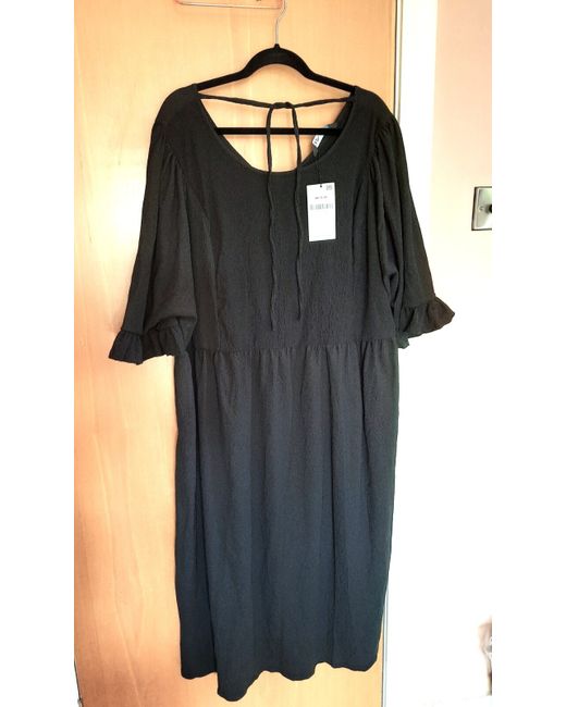 Yours Women's Black 26/28 Dress By Clothing Smart Workwear Lightweight