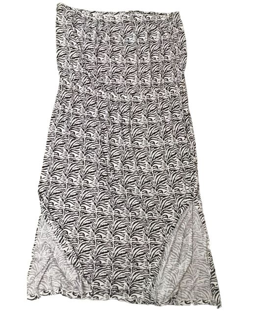 Yours Women's  Ladies New Strapless Long Animal Print Dress With Side Slits 28