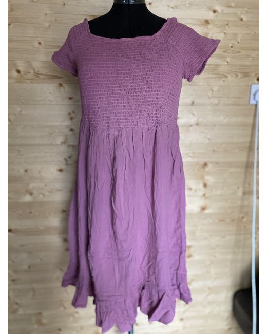 Yours Women's Pink Dress Plus Curve 20