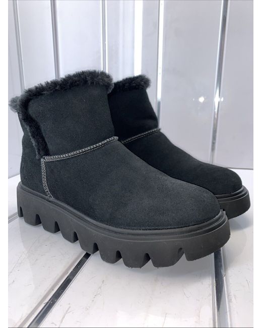 Rieker Women's  R Evolution Ankle Boots 3 Faux Fur Lined Fabulous Chunky Sole