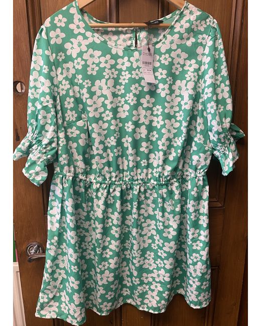 Yours Women's Green Ladies Floral Dress. Bnwt. 22-24