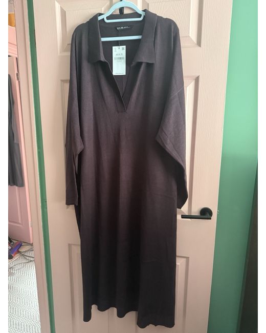 Yours Women's Purple Clothing Plum Lightweight Knitted Dress 34-36