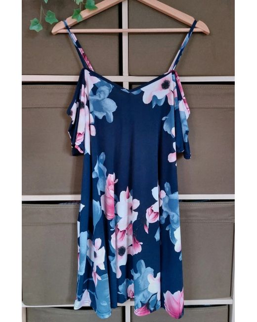 Yours Women's  Ladies Cold Shoulder Dress 16 Comfy Swing Style