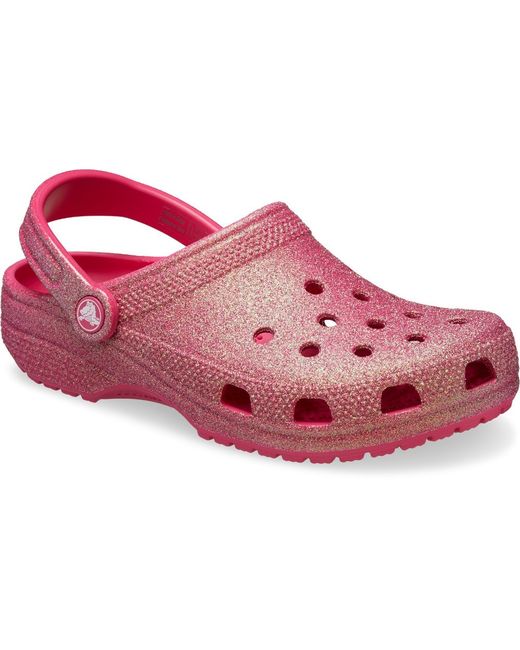 Crocs Women's  Classic Glitter Clogs