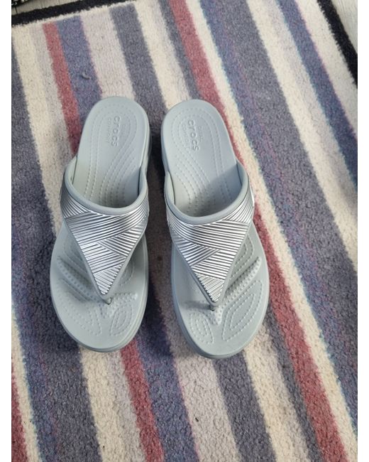 Crocs Women's Silver Monterey Metallic Clog