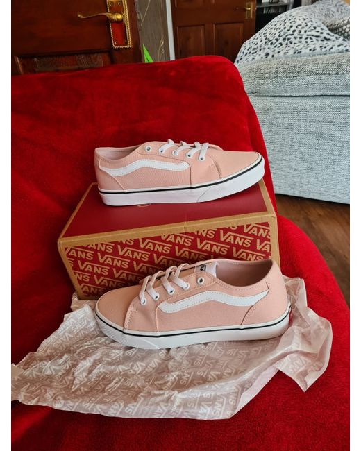 Vans Women's Pink Filmore Decon Trainers Rose Uk 6 Bnib