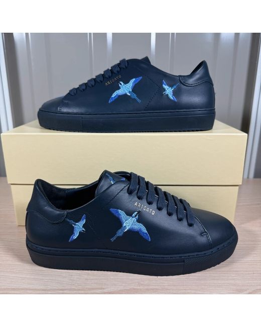 Axel Arigato Women's Blue Clean 90 Bird Sneakers Navy Leather Uk 2.5 No Box