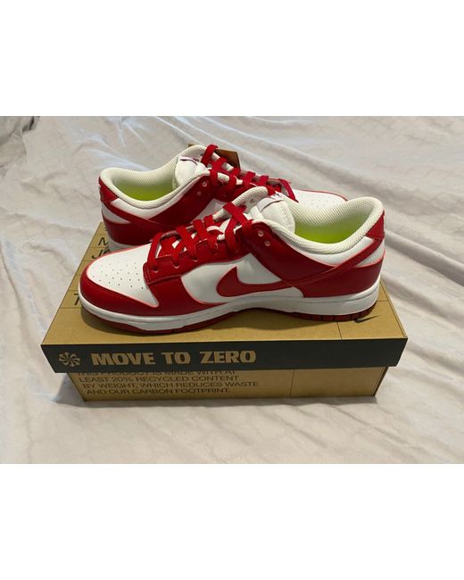 Next Women's Red Dunk Low Nature W Uk 8