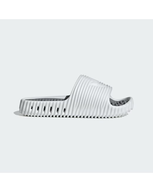 Adidas Men's Gray Originals Adilette 25 Slides White And Grey All Sizes Limited Stock