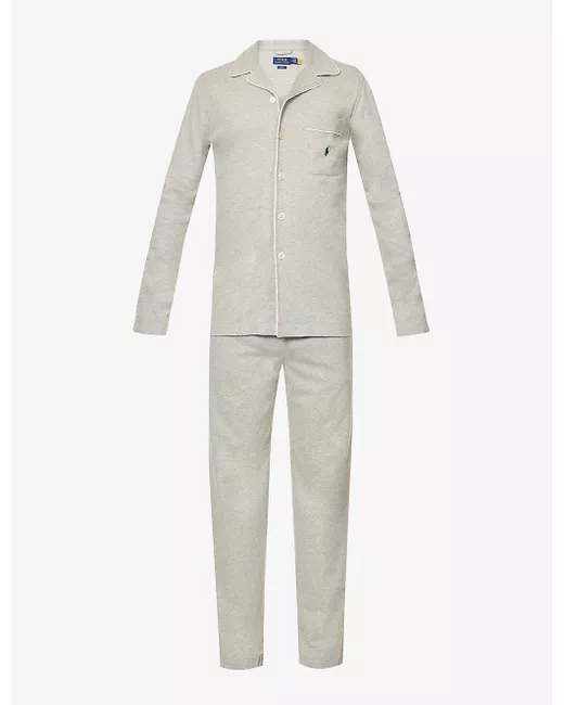 Polo Ralph Lauren Pyjama Gift Set Long Sleeve Top Bottoms Rrp 175 W Gift Box Da Men