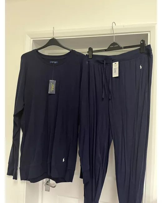 Polo Ralph Lauren Brand New Navy 100 Cotton Lounge Sets 2pieces 2xl Da Men Di Colore Blu Scuro