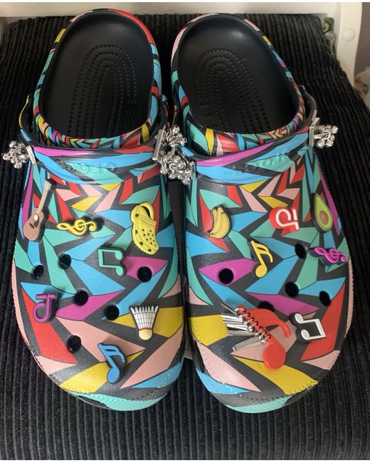 Crocs Men's  Jacob Collier Visual Melody Clog Limited Edition Uk 12 Eur 48 Us 13