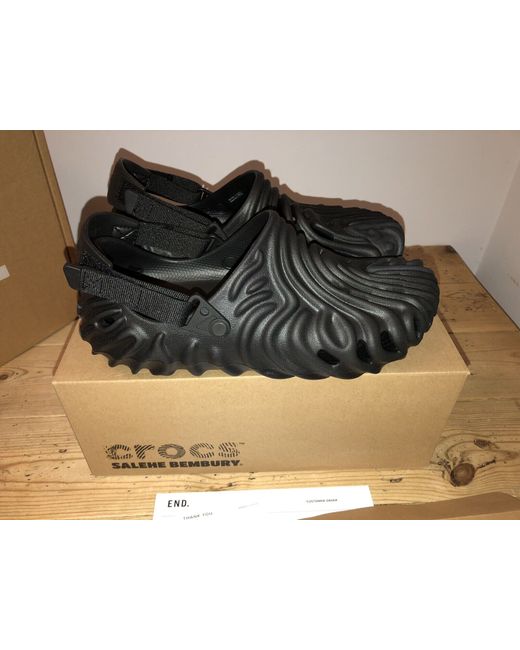 Crocs Men's Black Pollex Clog X Salehe Bembury Sasquatch Uk 9 Fits Like A 10.5