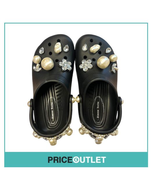 Crocs Women's Black Simone Rocha X Classic Clog Uk M5/W6 Brand New