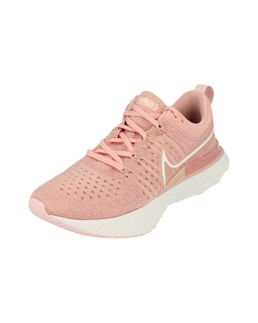 Nike Women's  React Infinity Run Flyknit 2 Running Trainers Ct2423 600 Sneakers