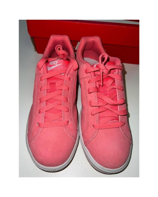 Nike Women's Pink Court Royale Suede Uk5 Bnib