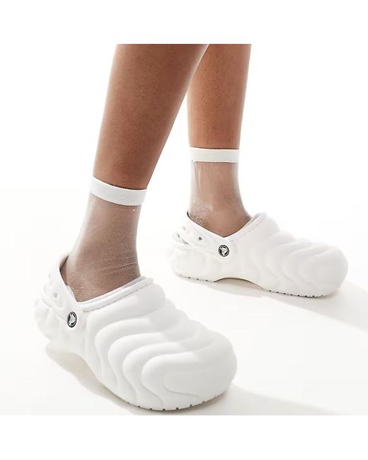 Crocs Women's White Classic Lined Overpuff Clog Uk W 7 Refsss114