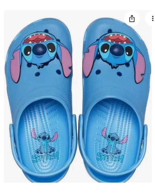 Crocs Women's  Disney Stitch Classic Clogs. Croc M12 Uk 11 P8