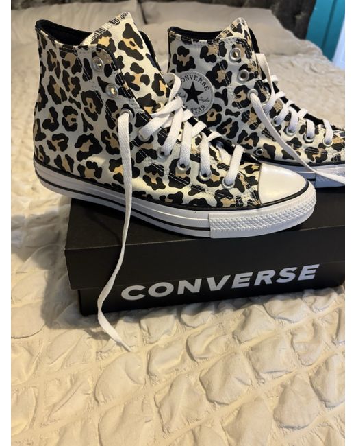 Converse Women's  Leopard Print Chuck Taylor Uk 7 Brand New Never Worn