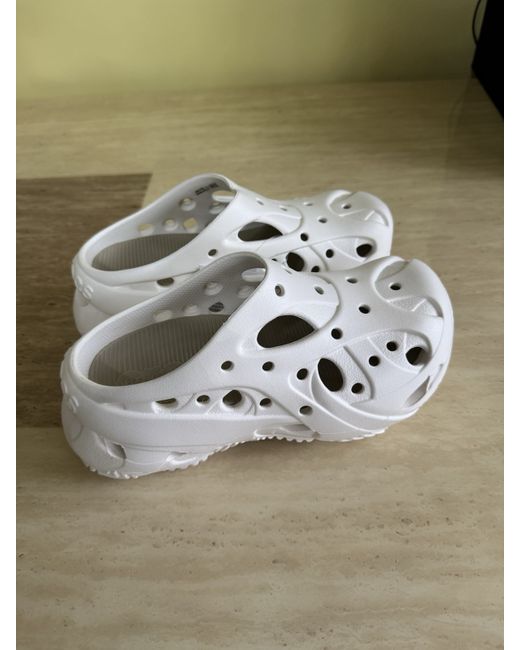 Crocs Women's White Caged Clog Colour 7