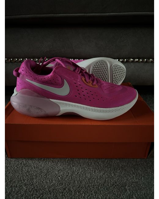 Nike Women's Pink Joyride Dual Run Fire Vast Grey Uk 6
