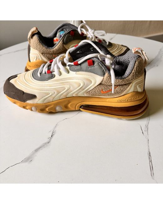 Nike Men's  Air Max 270 React Cactus Trails Sneakers A Collaboration With Travis Scott