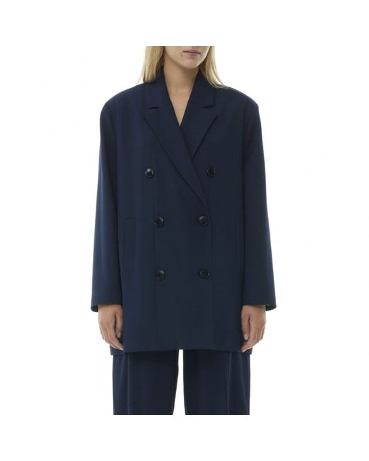 Ganni Women's  Light Solid Oversized Blazer Xxs Xs Uk 4 5 8 Rrp 360