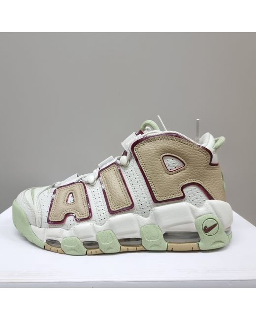 Nike Women's  Air More Uptempo Light Bone Alligator Trainers Various Sizes