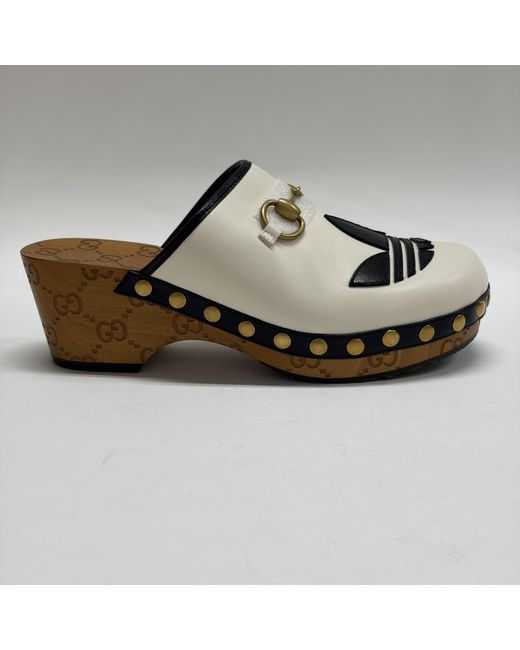 Gucci Women's  Adidas X Horsebit Clog 702218dtnp09160 Eu39.5 Uk6.5