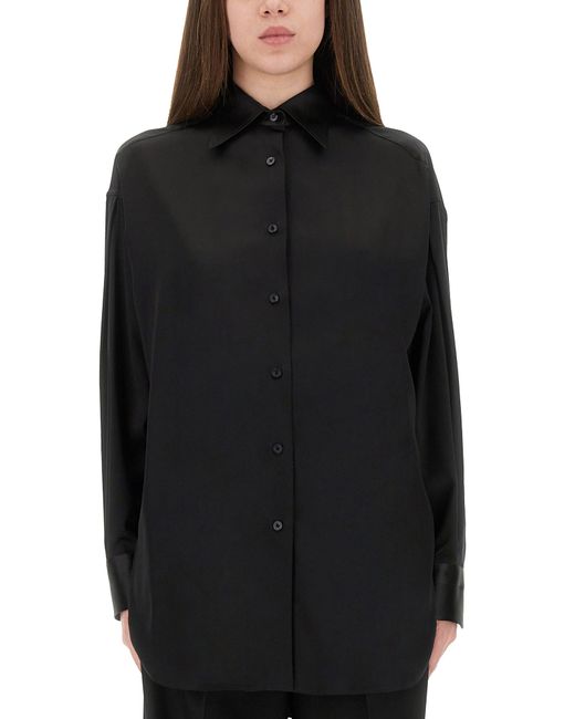 Tシャツ・カットソー TOM FORD stretch silk satin relaxed fit shirt Tom Ford Stretch Silk Satin Relaxed Fit Shirt Clothing – BALTINI