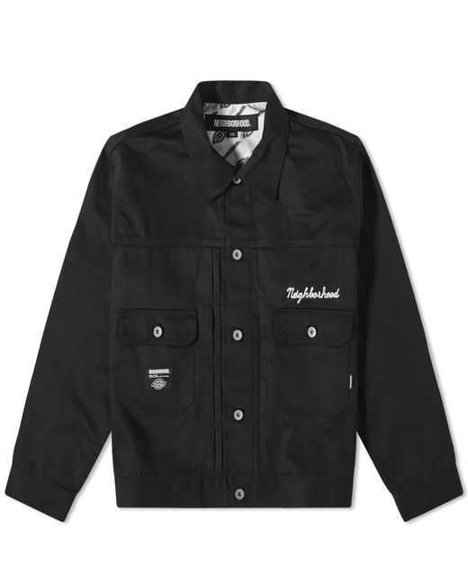 Neighborhood Baseball Jacket in END. Clothing in Black | Stylemi