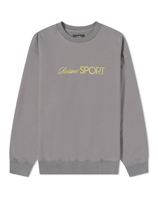 Paccbet Sport Logo Crew Sweat in END. Clothing in Gray | Stylemi