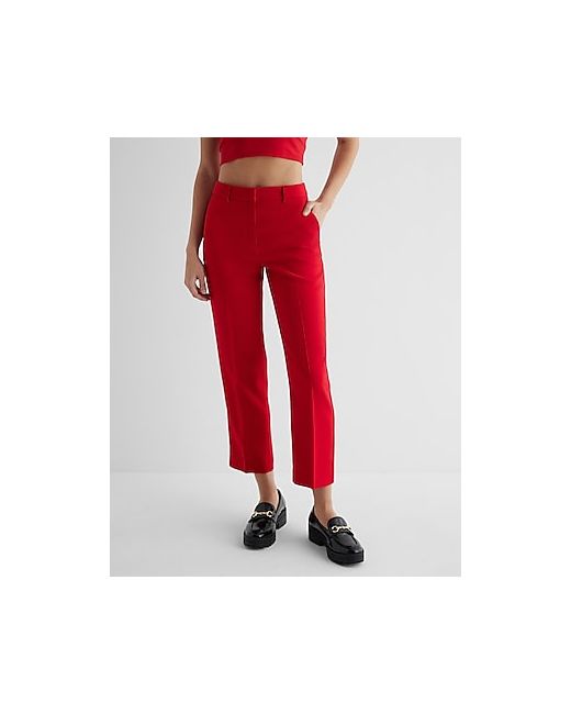 Super High Waisted Straight Ankle Pant