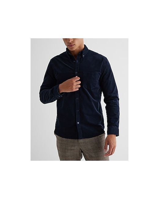Solid Stretch Cotton Shirt
