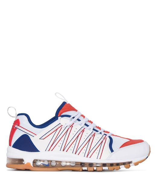 Nike Men's White X Clot Zoom Haven 97 Red/Blue Sneakers