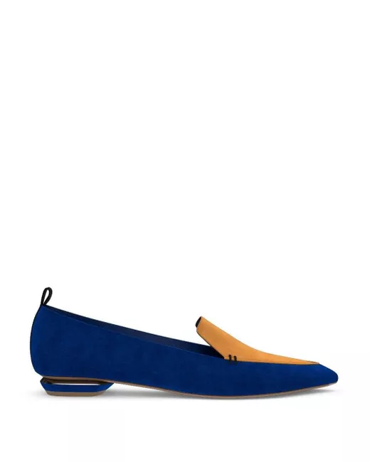 Nicholas Kirkwood Women's Blue Customisable Beya Loafers