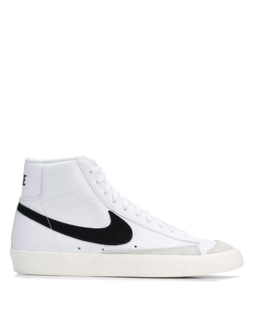 Nike Women's White Blazer Mid 77 Vintage Black Sneakers