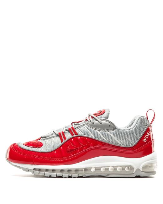 Nike Men's Red X Supreme Air Max 98 Sneakers