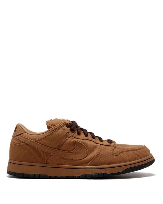Nike Men's Brown Dunk Low Pro Sneakers