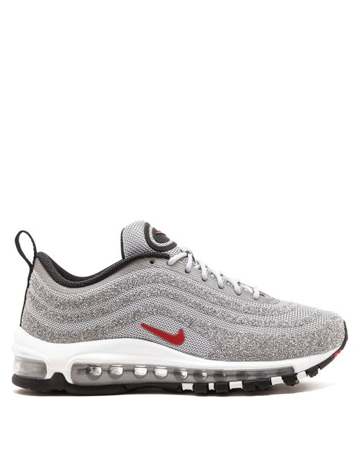 Nike Women's Gray Air Max 97 Lx Swarovski Silver Bullet Sneakers