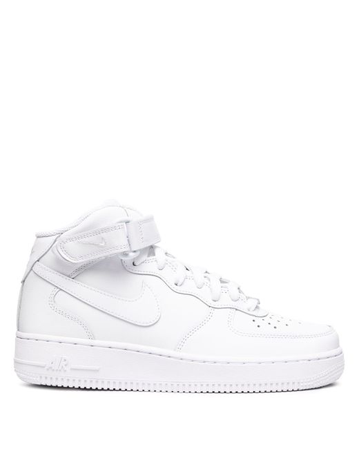 Nike Women's White Air Force 1 07 High-Top Sneakers