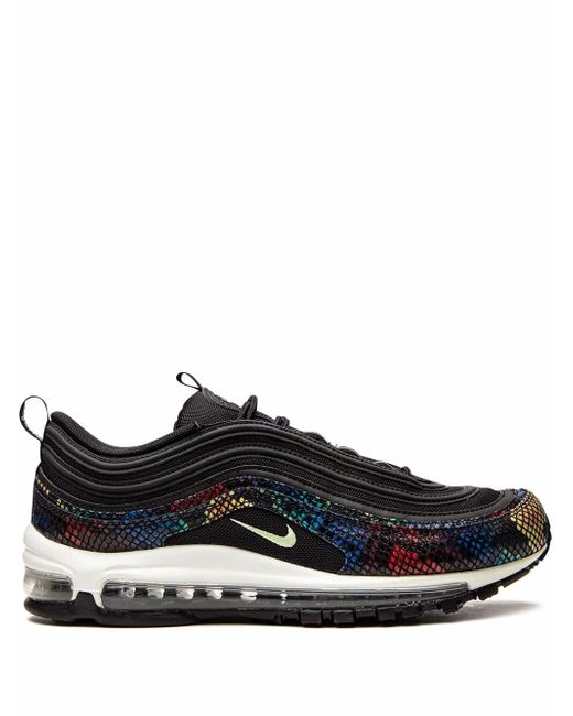 Nike Women's Black Air Max 97 Se Rainbow Snake Sneakers