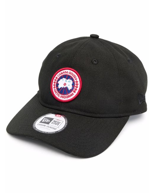 Canada Goose Logo-Patch Baseball Cap Da Women Di Colore Nero
