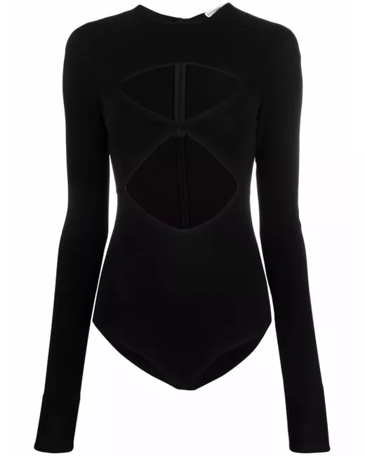 ANDREĀDAMO cut-out Detail long-sleeve Bodysuit - Farfetch