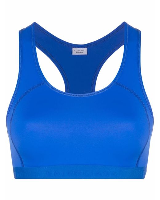 Balenciaga Athletic Sports bra in Blue