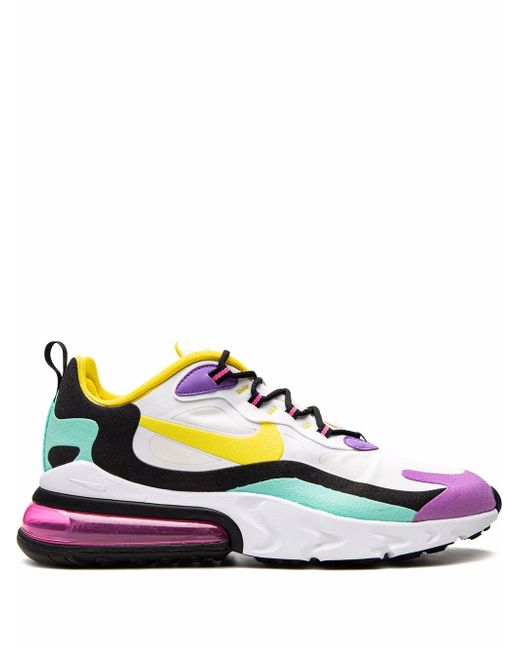 Nike Men's White Air Max 270 React Sneakers