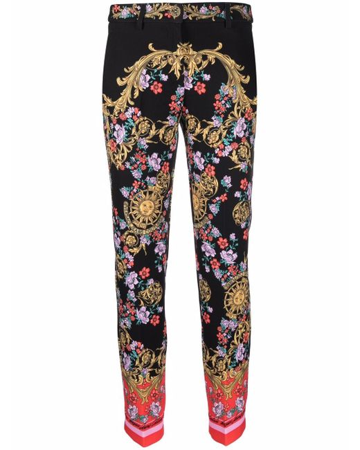Multicolour Printed sweatpants Versace Jeans Couture - MSGM high-waisted  jeans Rosa - GenesinlifeShops Germany